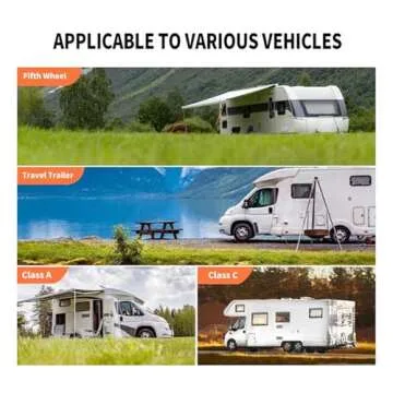 9'' Heavy-Duty RV Leveling Pads - Rubber Jack Pads - Durable Non-Slip Support - Weather-Resistant for All Terrain Use - Protects Jacks and Wheels(4-Pack)