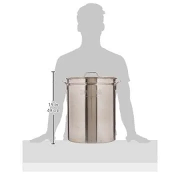 Bayou Classic 44-qt Stainless Stockpot for Home Brewing