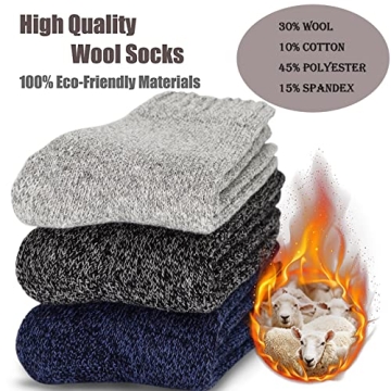 YQHMT Men's Thick Wool Socks - Cozy Winter Gift