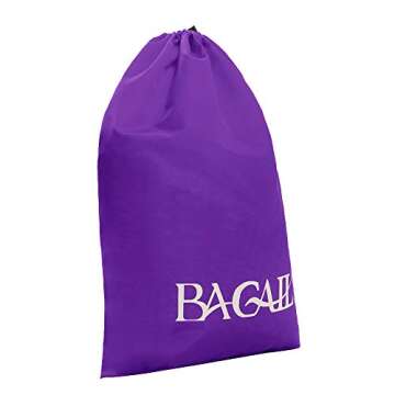 BAGAIL 6 Set Packing Cubes,Travel Luggage Packing Organizers(5set+Laundry bag Purple)