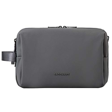 BAGSMART Toiletry Bag for Men, Travel Toiletry Organizer Dopp Kit Water-resistant Shaving Bag for To...