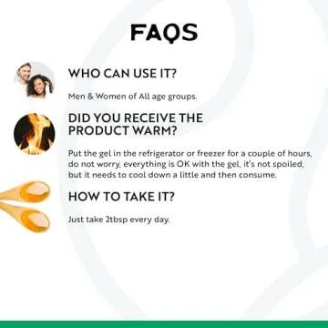 Herbal Vineyards Wildcrafted Irish Gold Sea Moss Gel - Made with Dried Seaweed & Fresh Sea Vegetables, Seamoss - Made in USA