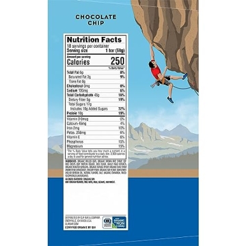 CLIF BAR - Chocolate Chip Energy Bar - Plant Based Energy