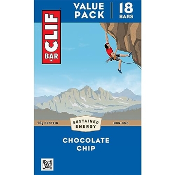CLIF BAR - Chocolate Chip Energy Bar - Plant Based Energy