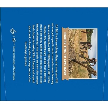 CLIF BAR - Chocolate Chip Energy Bar - Plant Based Energy