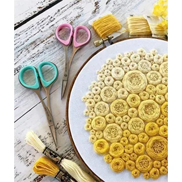 Beaditive Sewing and Embroidery Scissors Set Compact 2 Pc