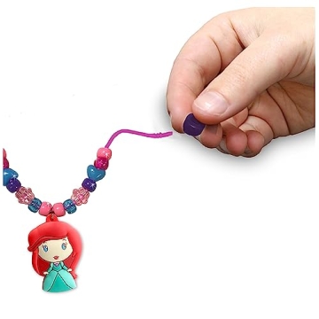 Disney Princess Necklace Activity Set for Kids Creativity