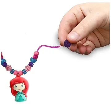 Disney Princess Necklace Activity Set for Kids Creativity