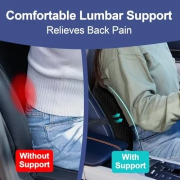 Comfortable Lumbar Support Pillow for Car and Office