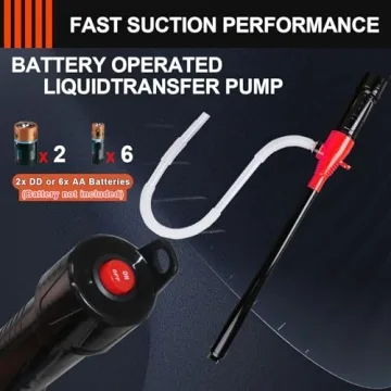 Battery Powered Fuel Transfer Pump - 2.2 GPM
