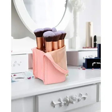 Stylish Makeup Brush Holder for Travel and Daily Use