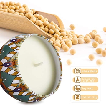 Scented Candles Gift Set with 240 Hour Burn Time