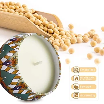 Scented Candles Gift Set with 240 Hour Burn Time