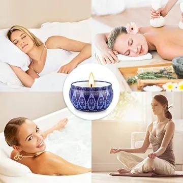 Scented Candles Gift Set with 240 Hour Burn Time
