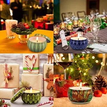 Scented Candles Gift Set with 240 Hour Burn Time