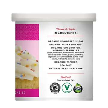 Miss Jones Baking Co. Confetti Pop Vegan Frosting, 11.98 Ounce
