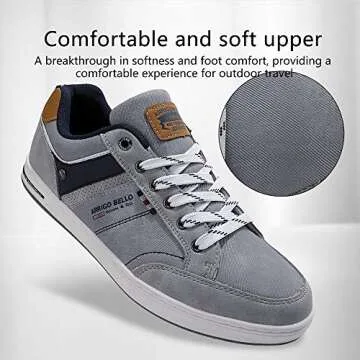 ARRIGO BELLO Men's Casual Sneakers - Comfort & Style