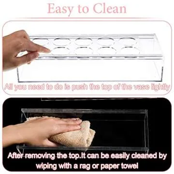 Stylish Clear Acrylic Flower Vases for Elegant Centerpieces