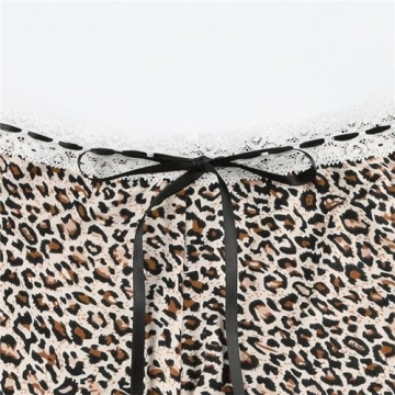 Stylish Hesaco Y2K Leopard Print Beach Shorts for Women