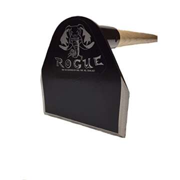 Rogue Field Hoe, 5 inch Lightweight Garden Grub Tool Used for Digging, Weeding, Gardening and Cultivating. Arcadian Cooling Towel (Colors Vary)