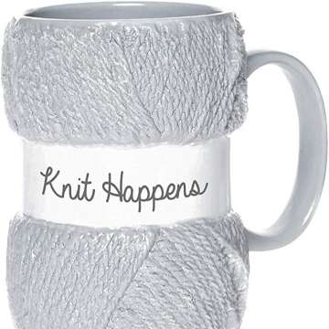Knit Happens Novelty Mug for Craft Lovers