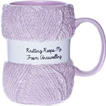 Knit Happens Novelty Mug for Craft Lovers