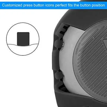 TXEsign Protective Silicone Stand Up Carrying Case for JBL Clip 3 Waterproof Portable Speaker (Black)