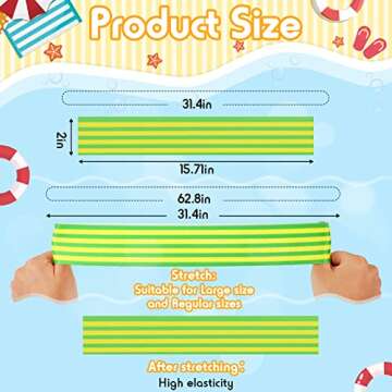 8 Pack Towel Bands for Beach Chairs Cruise Towel Clips for Lounge Beach Pool Chairs Towel Strap Hold...