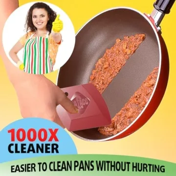 G.CATACC 4-Pack Durable Kitchen Scrapers for Easy Cleaning