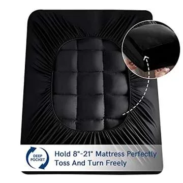 ELEMUSE Extra Thick Mattress Topper for Ultimate Comfort