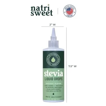 Natrisweet Pure Stevia Liquid Drops - Zero Calories & Delicious
