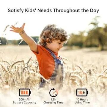 IFECCO Wireless Earbuds for Kids - Kids Bluetooth Air Conduction Open Ear Headphones with Mic,Ultra-Light,IPX5 Waterproof and Safer for Children Wireless Headphones,Perfect for School Travel Gifts