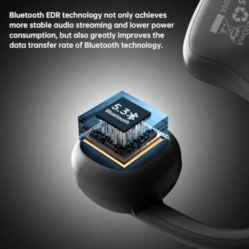 IFECCO Wireless Earbuds for Kids - Kids Bluetooth Air Conduction Open Ear Headphones with Mic,Ultra-Light,IPX5 Waterproof and Safer for Children Wireless Headphones,Perfect for School Travel Gifts