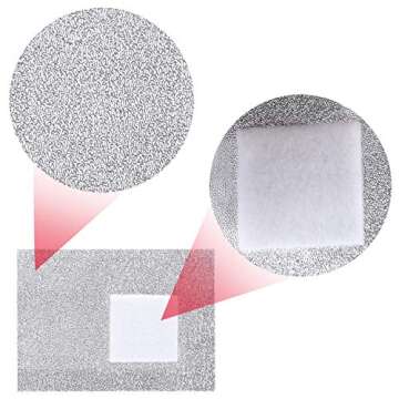 BTYMS 400 Pcs Gel Nail Polish Remover Wraps Nail Foil Wraps Soak Off Cotton Pads Lint Free Finger Nail Wipes