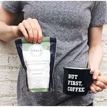 Traditional Tonic Nourishing Collagen Powder - 8 Ounces, Unflavored, 100% Pasture Raised, Non-GMO, 11 Grams of Collagen Per Serving, Made in The USA