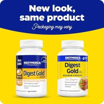 Enzymedica Digest Gold + ATPro - Maximum Strength Digestive Enzyme Blend for Bloat Relief