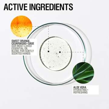 Grown Alchemist Invigorate Hand Wash. Sweet Orange, Cedarwood, Sage. Hydrates and Cleanses Skin, 10 Ounce (300mL)