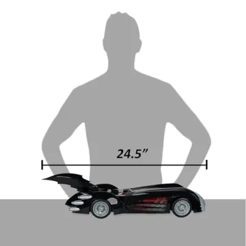 Iconic McFarlane Batmobile - Lights & Sound for Collectors