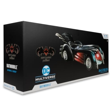 Iconic McFarlane Batmobile - Lights & Sound for Collectors