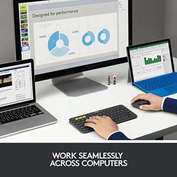 Logitech M720 Triathlon Wireless Mouse - Multi-Device Comfort