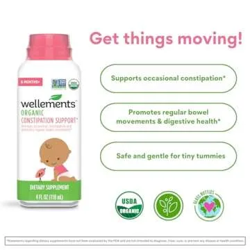 Gentle Organic Constipation Relief for Infants & Toddlers