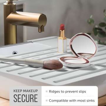 Bathroom Sink Cover: Space Saver, Heat Resistant, Portable