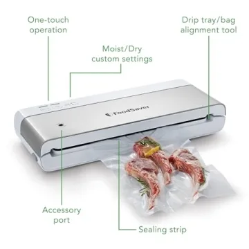 FoodSaver Compact Vacuum Sealer - Ideal for Food Storage