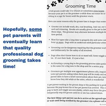 Grooming Time Pad for Efficient Dog Grooming Sessions
