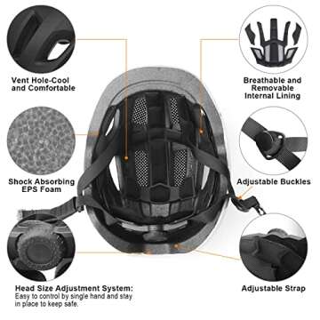 GLAF Baby Bike Helmet Toddler Helmets for 1 Year Old and up Infant Girls Boys Multi Sport Adjustable for Scooter Bicycle Kids Youth Child Skateboard Safety Cycling (XS, Matte Black)