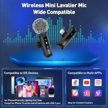GoorDik Wireless Lavalier Microphone for Superior Audio