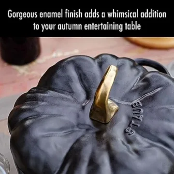 STAUB Pumpkin Cocotte 0.75-qt for Stylish Cooking