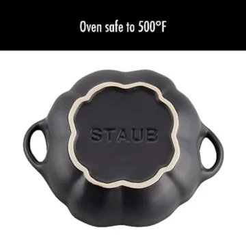 STAUB Pumpkin Cocotte 0.75-qt for Stylish Cooking