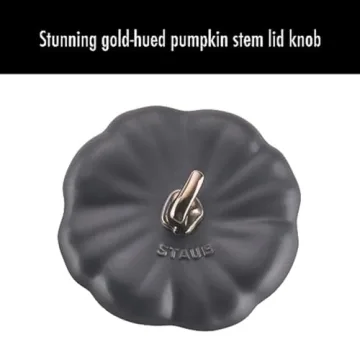 STAUB Pumpkin Cocotte 0.75-qt for Stylish Cooking