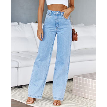 Versatile High Waisted Baggy Jeans for Every Occasion